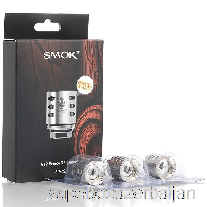 E-Juice Vape SMOK TFV12 Prince Replacement Coils 0.4ohm V12 Prince X2 Clapton Coils